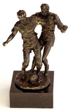 Voetbalspelers Bronzensculptuur MA250